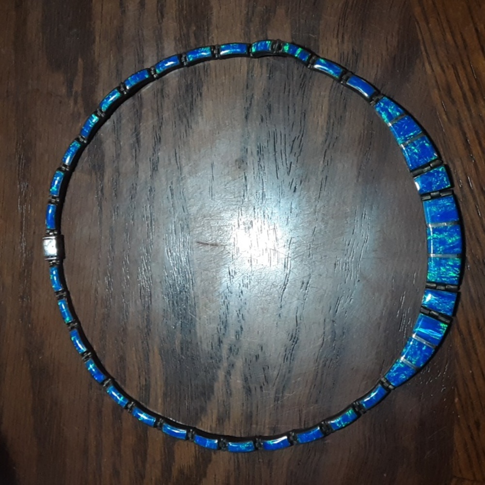 .950 Sterling Silver/Opla Necklace